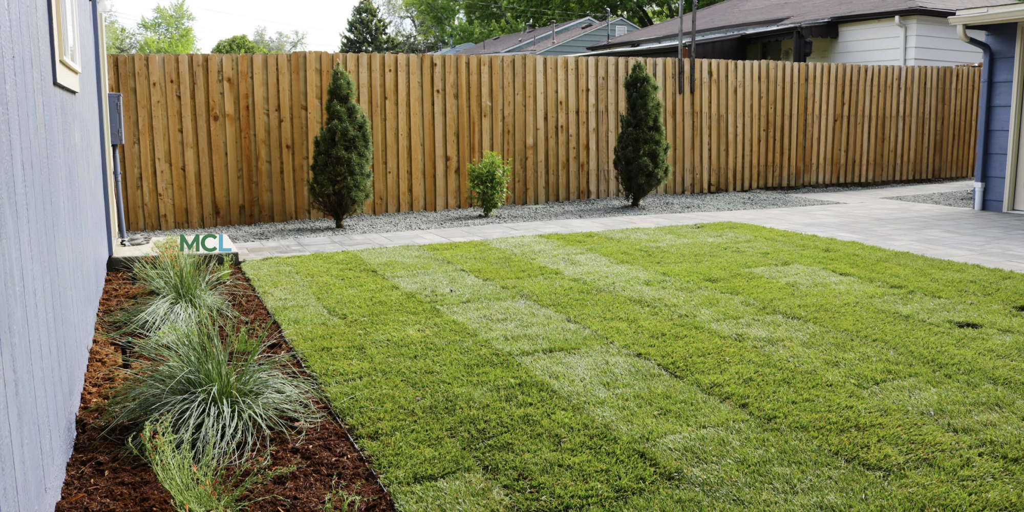 new sod and low water plants